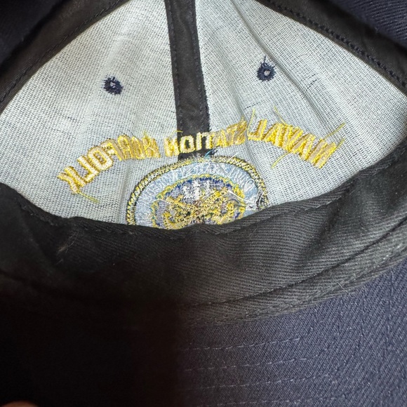 Naval Station Norfolk Embroidered Ball Cap - Picture 8 of 9